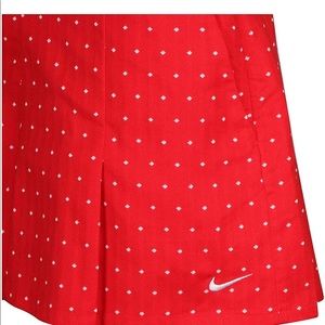 Nike red and white golf shorts Super cute. Size 6